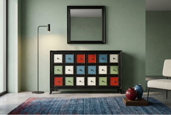 Kommode Kommodenschrank Sideboard Möbel Schrank Holz Regal Apotheken