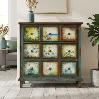 Design Kommode Kommoden Holz Anrichte Moderne Sideboard Hoch Schrank