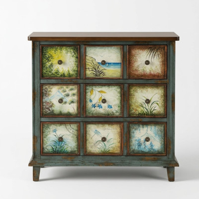 Design Kommode Kommoden Holz Anrichte Moderne Sideboard Hoch Schrank
