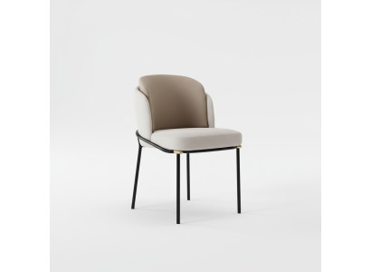 Ess Zimmer 1x Stuhl Stühle Polster Textil Modern Designer Lehn Sitz Sessel