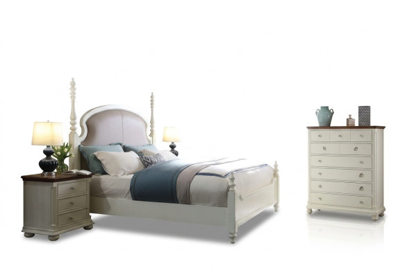 Bett Nachttisch Hocker 4 tlg. Schlafzimmer Set Design Modern Luxus Betten Neu
