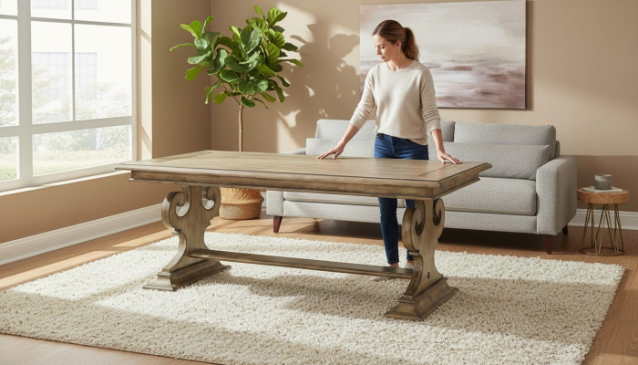 Tische Rechteckig Designer Klassischer Couchtisch Beistelltisch Tisch