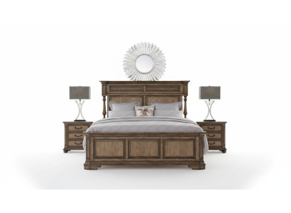 Landhaus Designer Möbel Bett Doppel Schlafzimmer 180x200cm Betten Gründerzeit