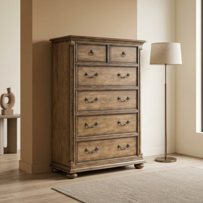 Schrank Kommode Design Lowboard Anrichte Echtes Holz Buffet Kommoden Sideboard
