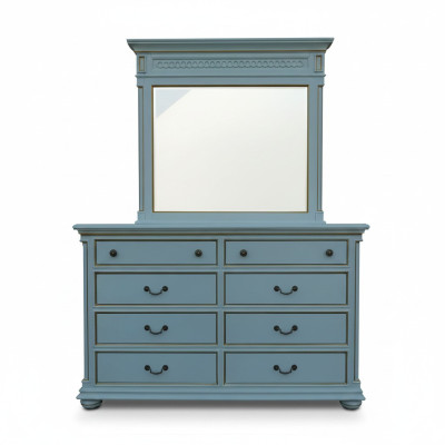 Elegante Stil Möbel Schlafzimmer Kommode Schrank Klassische Anrichte mit Spiegel