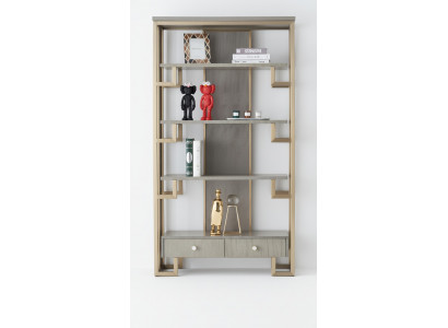 Bücherregal Edelstahl Regal Bücher Wand Schränke Büro Regale Luxus