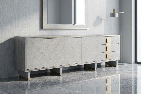Designer RTV TV Anrichte Kommode Side Low Board Schrank Deko Regal Luxus