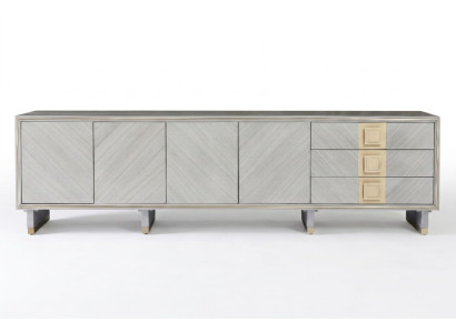 Designer RTV TV Anrichte Kommode Side Low Board Schrank Deko Regal Luxus