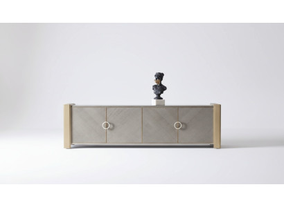 Kommode Designer Anrichte Side Low Board Schrank Deko Wohn Zimmer Regal