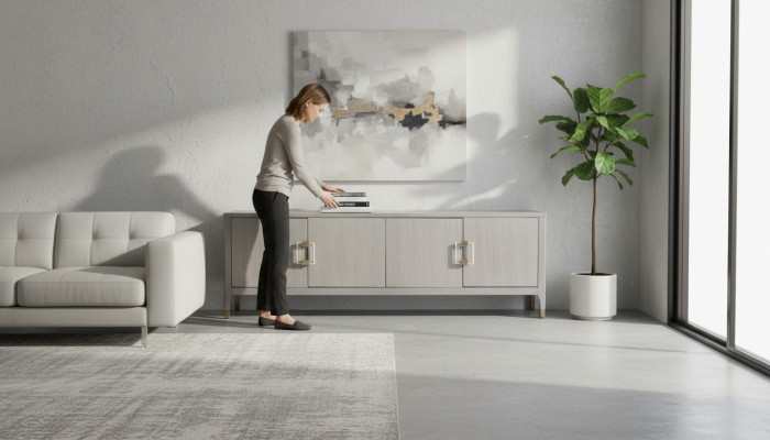Regale Wohnwand rtv Sideboard Vitrinen Schrank Wohnzimmer Regal Low