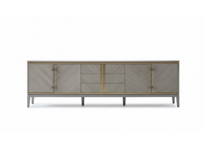 Design Kommode Anrichte Dekor Side Low Board Schrank Wohn Zimmer Regal
