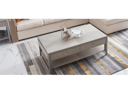 Klassischer Luxus Designer Couchtisch Deko Sofa Wohnzimmer Tisch Beistell