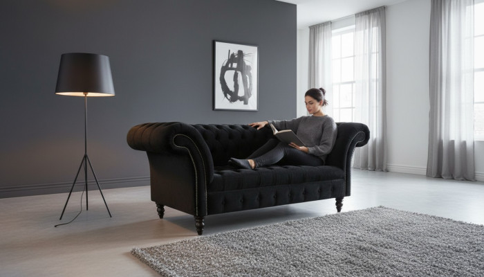 Chesterfield Zweisitzer Sofa 2 Sitzer Klassische Neu Couchen Sofas Polster Neu