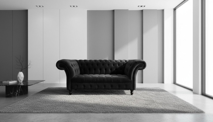 Chesterfield Zweisitzer Sofa 2 Sitzer Klassische Neu Couchen Sofas Polster Neu