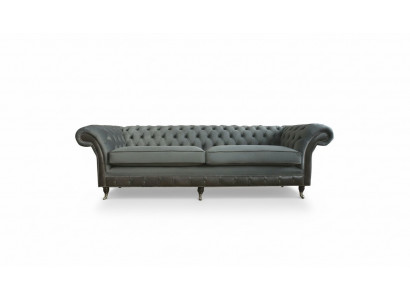 Chesterfield Original Möbel 4 Sitzer Couch Polster Sofas Couchen