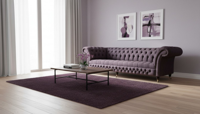 xxl Big Sofa Couch Chesterfield 265cm Polster Sofas 4 Sitzer Leder