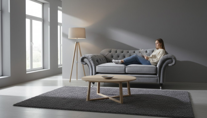 Chesterfield Textil Sofa 2 Sitzer Luxus Sofa Polster Sofas Design Stoffsofas Neu