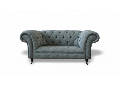 Chesterfield Design Luxus Polster Sofa Couch Sitz Garnitur Leder Textil Sofas