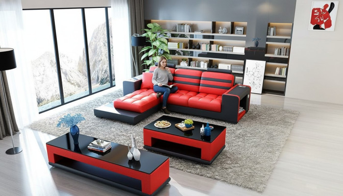 Ecksofa Polster Garnitur Wohnlandschaft L Form Designer Sofa Couch Ecksofa Luxus
