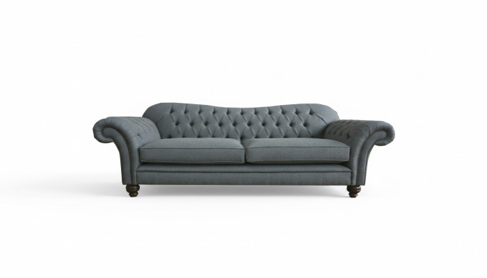 Big Chesterfield Polster Sofas Design Luxus Sofa 4 Sitzer Textil Couchen