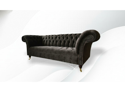 Chesterfield Original Möbel 3 Sitzer Couch Polster Sofas Couchen Textilsofa Neu