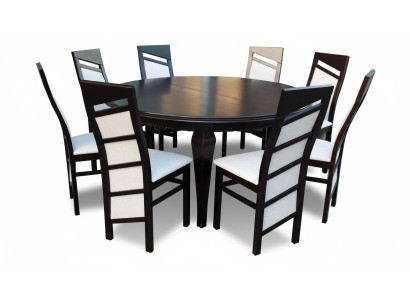 Esstisch + 8 Stühle Esszimmer Set Essgruppe Klassischer Tisch 9tlg Stuhl Tische