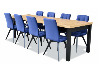 Esszimmer 6 Stühle 7tlg Set Lehnstuhl Garnitur Rechteckig Esstisch Stuhl Gruppe