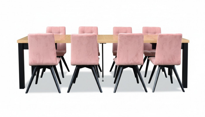 Modern Esszimmer Möbel Esstisch + 6 Stühle Komplett Garnitur 7tlg. Set Gruppe