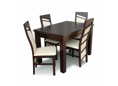 Essgarnitur Esstisch 4 x Stuhl Set Garnitur Tisch Klassische Essgruppe 5tlg. nEU