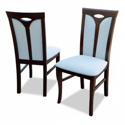 Esszimmer 1x Stuhl Stühle Polster Holz moderne Designer Lehnstühle Sitz Sessel
