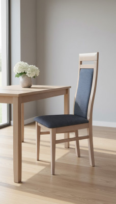 Esszimmer Stühle 1x Lehnstuhl Sessel Esszimmerstuhl Holz Polster Holzstuhl Neu 