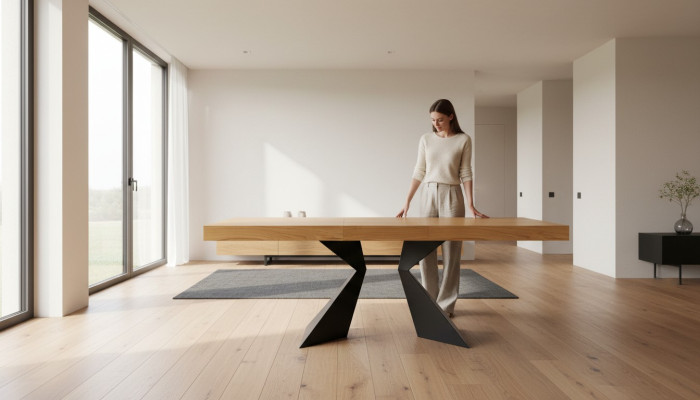 Designer Luxus Ess Tisch Tische Klassischer Möbel Wohn Holz Zimmer Konferenz Neu 