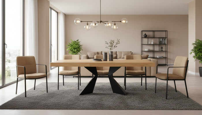 Designer Luxus Ess Tisch Tische Klassischer Möbel Wohn Holz Zimmer Konferenz Neu 