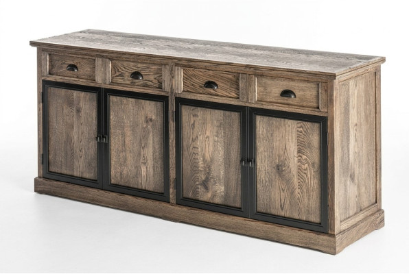 Designer Kommode Anrichte Side Low Board Schrank Wohn Zimmer Regal Holz Luxus