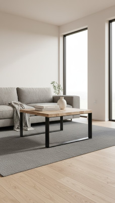 Couchtisch Couch Tisch Sofa Tische Bestelltisch Wohnzimmer Möbel Holz 70x45 Loft