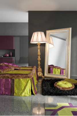 Klassischer Wandspiegel Holzrahmen Spiegel Möbel Barock Rokoko Glas Rahmen Wand Neu