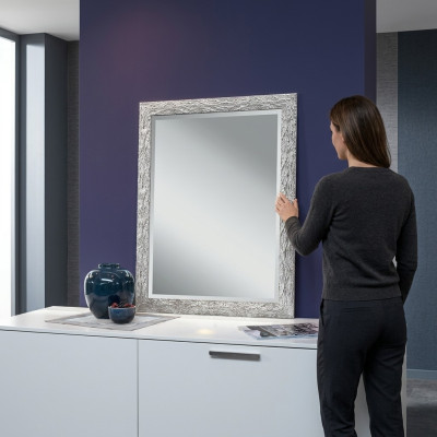 Spiegel Wandspiegel designer Dielen Wohnzimmer Bad Holz Glas design Möbel Neu