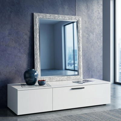 Spiegel Wandspiegel designer Dielen Wohnzimmer Bad Holz Glas design Möbel Neu