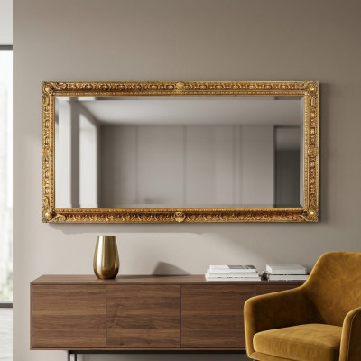 Wandspiegel Holzrahmen Spiegel Rahmen Design Rokoko Barock Wohnzimmer Möbel Neu