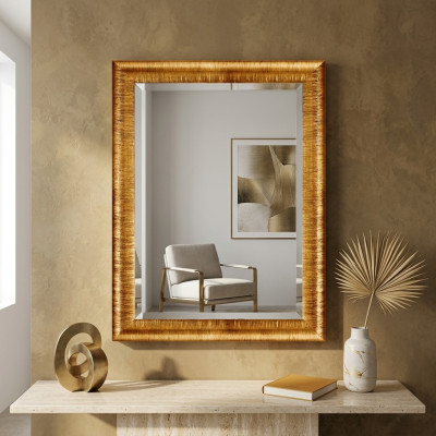 Spiegel Wandspiegel Flurspiegel Bad Flur Dekoration Holz Wand Spieglein Möbel