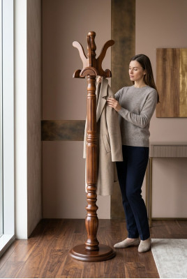 Diener Mantel Wand Garderobe Kleiderablage Holz Ständer Butler Möbel Dielen Neu