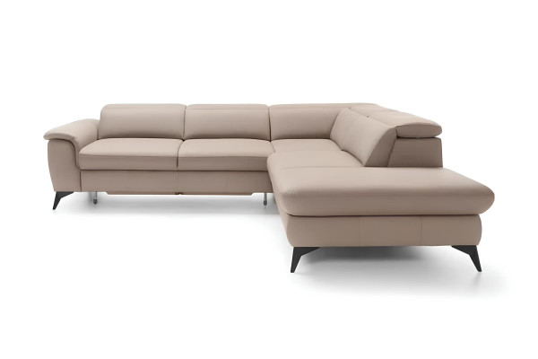 Ecksofa Sofa Couch Polster Leder Wohnlandschaft Couchen Sofas Ecke