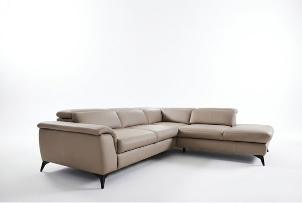 Ecksofa Sofa Couch Polster Leder Wohnlandschaft Couchen Sofas Ecke