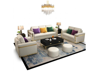Sofagarnitur 3+1 Sitzer Sofas Couch Polster Garnitur Klassische Couchen