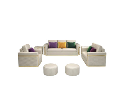 Luxus Mega Klasse 3+2 Sitzer Echte Handarbeit Couchen Polstersofas