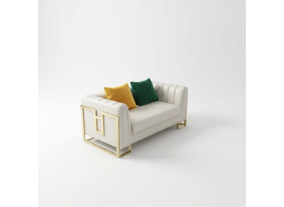 Design Zweisitzer Sofas Couch Polster Moderne Couchen Deko Sofa 2 Sitzer