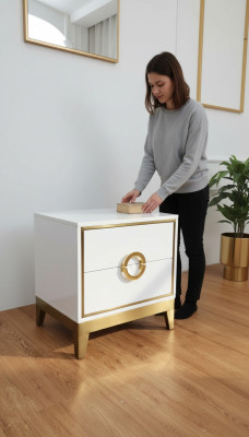 Nachttisch Konsolen Beistell Schlafzimmer Tisch Nachtkonsolen Holz