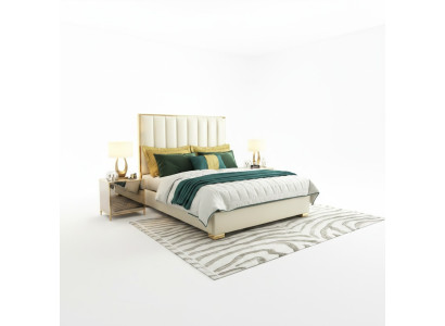 Luxus Schlafzimmer Möbel Bett 2x Nachttisch Set Betten Hotel Möbel 3tlg.
