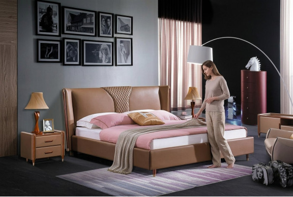 Bett Gepolstert Preiswerte Möbel Schlafzimmer Doppelbett Luxus Betten
