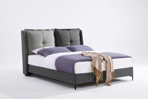 Bett Polster Design. Luxus Doppel Hotel Betten Ehe Schlaf Zimmer Leder
